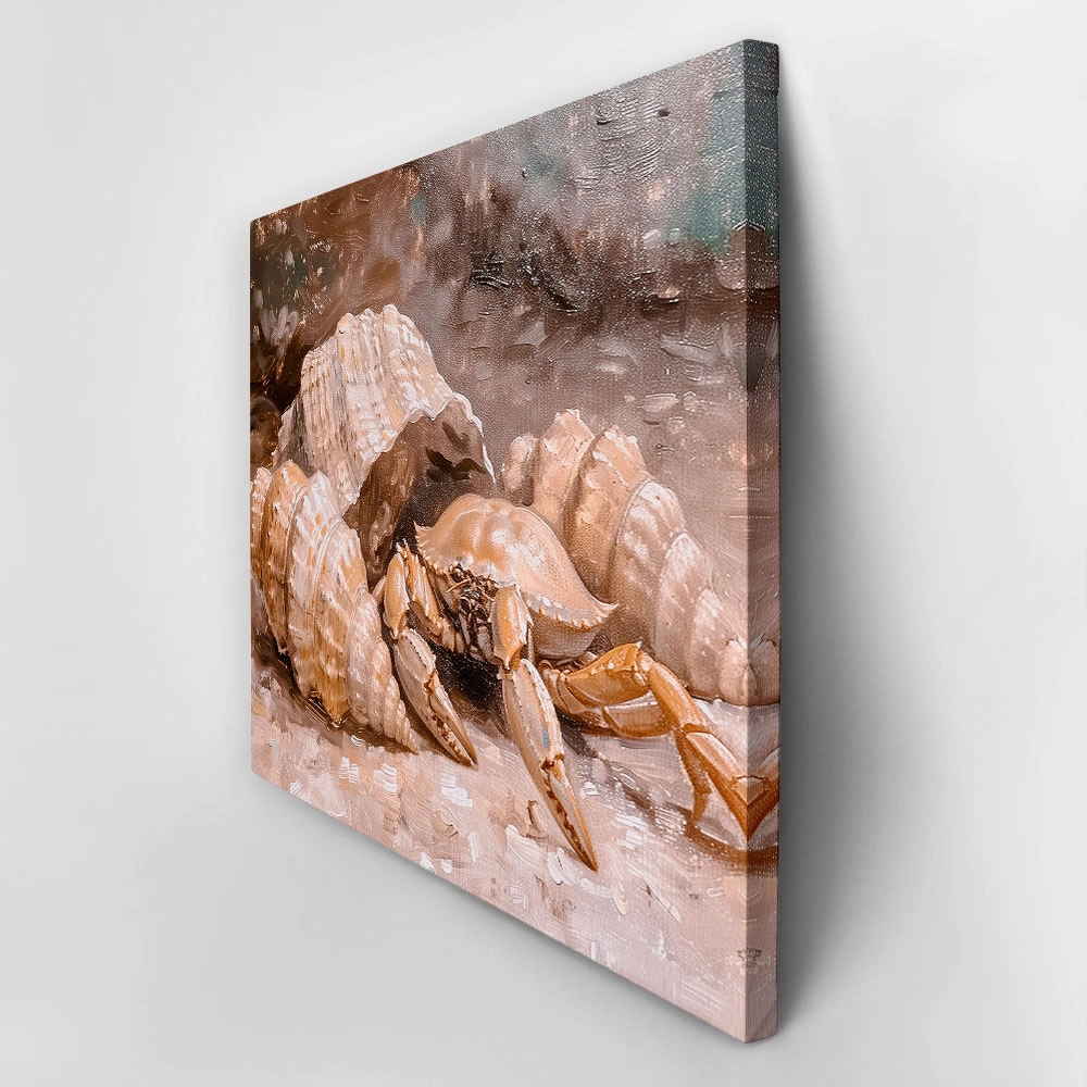 Πίνακας σε Καμβά VINTAGE PASTEL CRAB 6