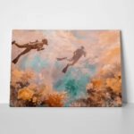 Πίνακας σε Καμβά VINTAGE PASTEL DIVERS 2