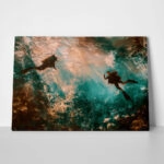 Πίνακας σε Καμβά VINTAGE PASTEL DIVERS 3