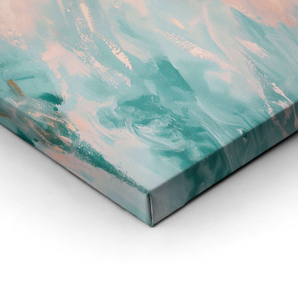 Πίνακας σε Καμβά VINTAGE PASTEL DOLPHINS 2
