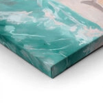 Πίνακας σε Καμβά VINTAGE PASTEL DOLPHINS 4
