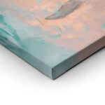 Πίνακας σε Καμβά VINTAGE PASTEL DOLPHINS 6