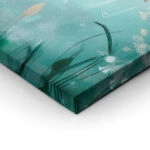 Πίνακας σε Καμβά VINTAGE PASTEL FISH 5