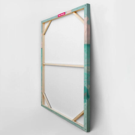 Πίνακας σε Καμβά VINTAGE PASTEL FLAMINGO - Vintage Sticky 3
