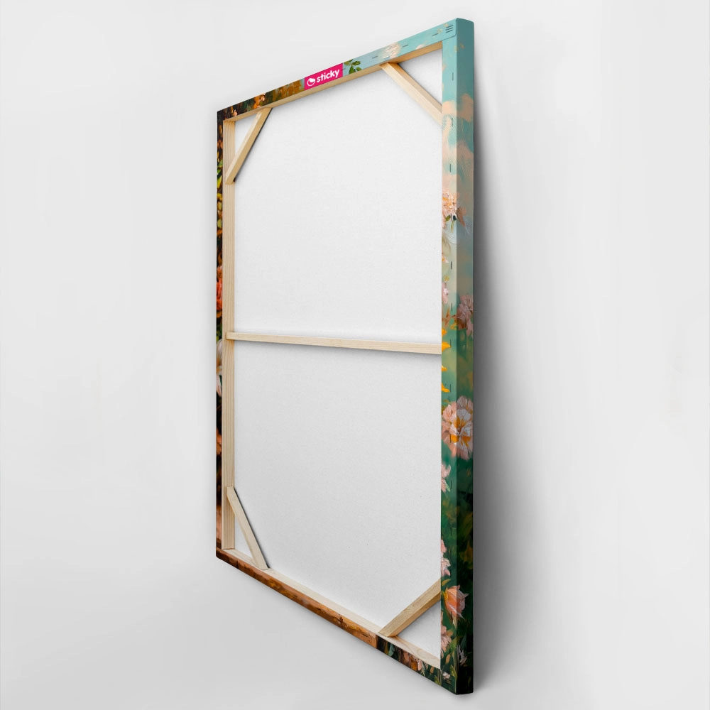 Πίνακας σε Καμβά VINTAGE PASTEL FLOWERS 2