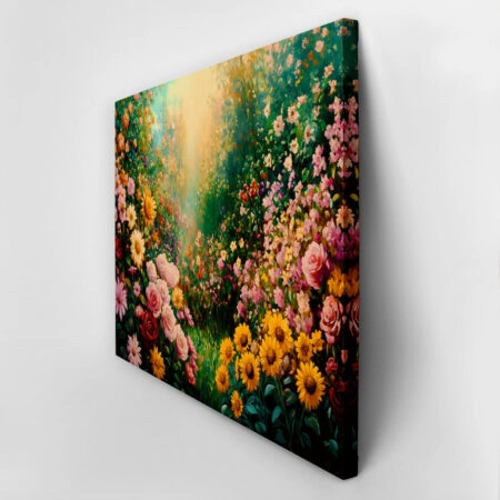 Πίνακας σε Καμβά VINTAGE PASTEL FLOWERS 3 - Vintage Sticky 2