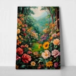Πίνακας σε Καμβά VINTAGE PASTEL FLOWERS