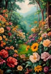 Πίνακας σε Καμβά VINTAGE PASTEL FLOWERS
