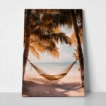 Πίνακας σε Καμβά VINTAGE PASTEL HAMMOCK 2