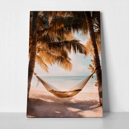 Πίνακας σε Καμβά VINTAGE PASTEL HAMMOCK 2