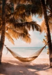 Πίνακας σε Καμβά VINTAGE PASTEL HAMMOCK 2