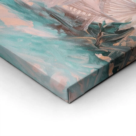 Πίνακας σε Καμβά VINTAGE PASTEL HAMMOCK - Vintage Sticky 1