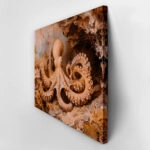 Πίνακας σε Καμβά VINTAGE PASTEL OCTOPUS 4