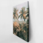 Πίνακας σε Καμβά VINTAGE PASTEL PALM TREES 4