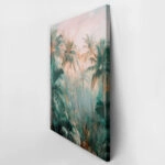 Πίνακας σε Καμβά VINTAGE PASTEL PALM TREES