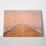Πίνακας σε Καμβά VINTAGE PASTEL PIER 8