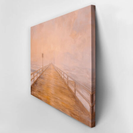 Πίνακας σε Καμβά VINTAGE PASTEL PIER 8 - Vintage Sticky 2
