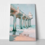Πίνακας σε Καμβά VINTAGE PASTEL PIER
