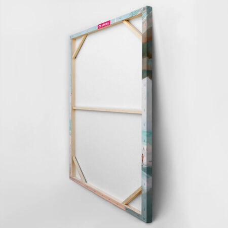 Πίνακας σε Καμβά VINTAGE PASTEL PIER - Vintage Sticky 3