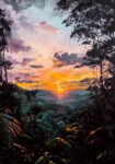 Πίνακας σε Καμβά VINTAGE PASTEL RAINFOREST 2