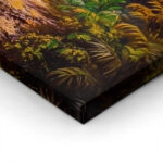 Πίνακας σε Καμβά VINTAGE PASTEL RAINFOREST