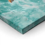 Πίνακας σε Καμβά VINTAGE PASTEL SEA TURTLE 4