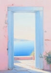 Πίνακας σε Καμβά VINTAGE PASTEL SEA VIEW