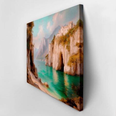Πίνακας σε Καμβά VINTAGE PASTEL SECRET BEACH 2 - Vintage Sticky 2