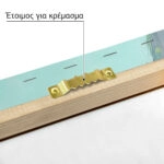 Πίνακας σε Καμβά VINTAGE PASTEL SWIMMING POOL
