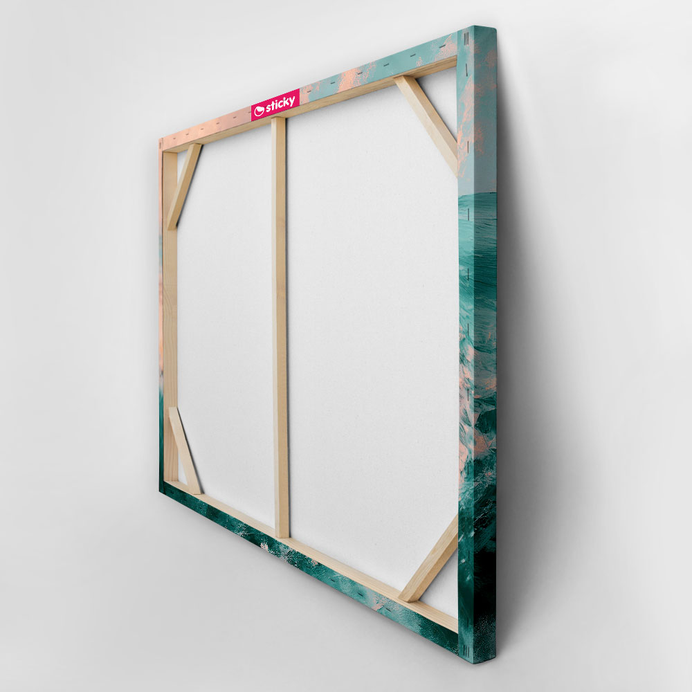 Πίνακας σε Καμβά VINTAGE PASTEL TROPICAL ISLAND
