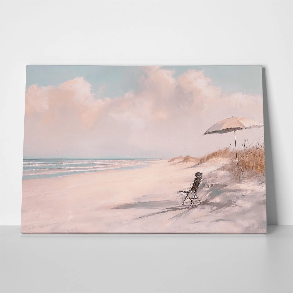 Πίνακας σε Καμβά VINTAGE PASTEL UMBRELLA 12