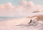 Πίνακας σε Καμβά VINTAGE PASTEL UMBRELLA 12