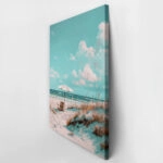 Πίνακας σε Καμβά VINTAGE PASTEL UMBRELLA 2