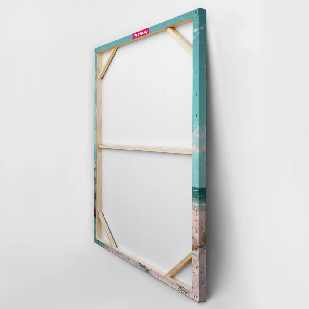 Πίνακας σε Καμβά VINTAGE PASTEL UMBRELLA 2