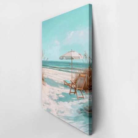 Πίνακας σε Καμβά VINTAGE PASTEL UMBRELLA 5 - Vintage Sticky 2