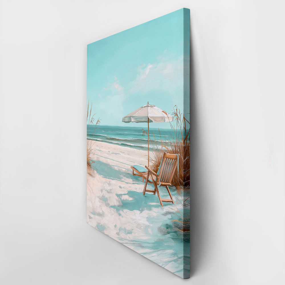Πίνακας σε Καμβά VINTAGE PASTEL UMBRELLA 5