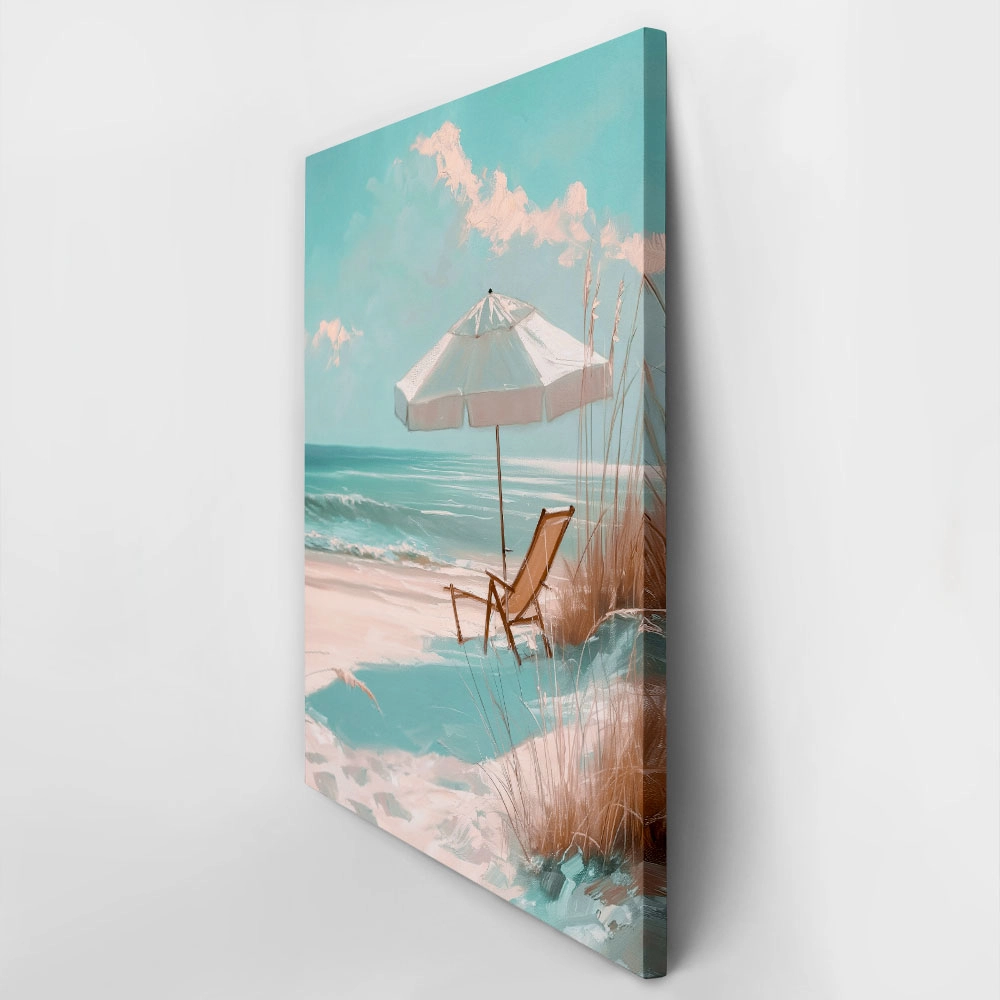 Πίνακας σε Καμβά VINTAGE PASTEL UMBRELLA 6