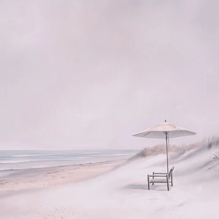 Πίνακας σε Καμβά VINTAGE PASTEL UMBRELLA 7 - Vintage Sticky 5