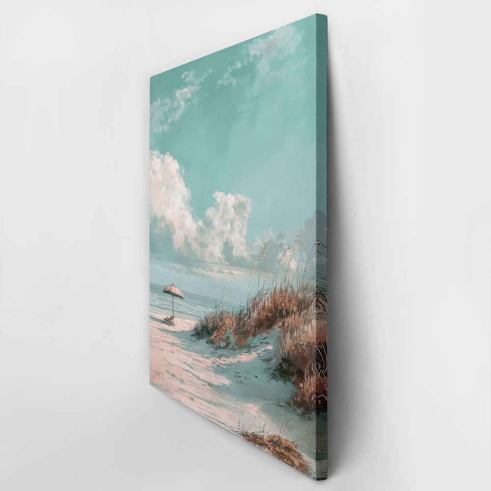 Πίνακας σε Καμβά VINTAGE PASTEL UMBRELLA 8