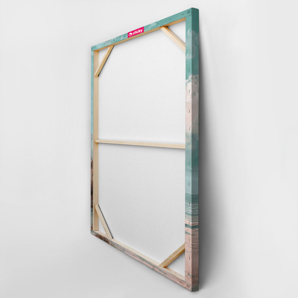 Πίνακας σε Καμβά VINTAGE PASTEL UMBRELLA 8