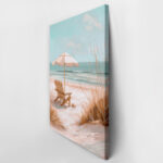 Πίνακας σε Καμβά VINTAGE PASTEL UMBRELLA 9