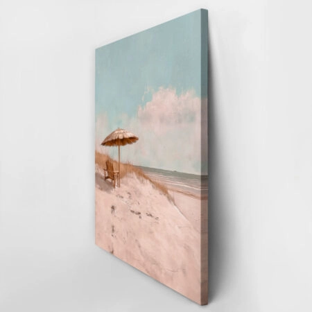 Πίνακας σε Καμβά VINTAGE PASTEL UMBRELLA - Vintage Sticky 2