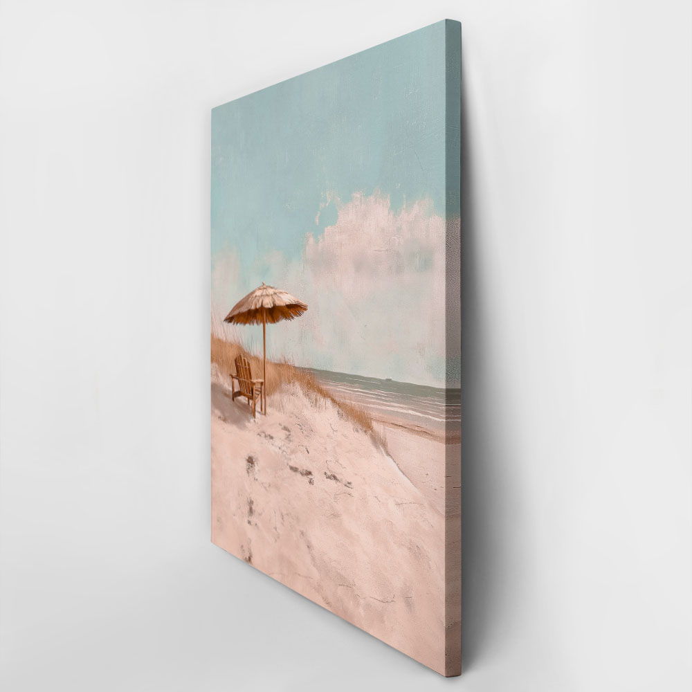 Πίνακας σε Καμβά VINTAGE PASTEL UMBRELLA