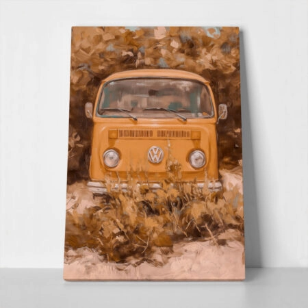 Πίνακας σε Καμβά VINTAGE PASTEL VAN