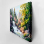 Πίνακας σε Καμβά VINTAGE PASTEL WATERFALL 8