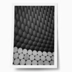 Poster BLACK AND WHITE ARCHITECTURAL ALIEN STRUCTURE