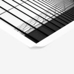 Poster BLACK AND WHITE ARCHITECTURAL BUILDING MIRROR