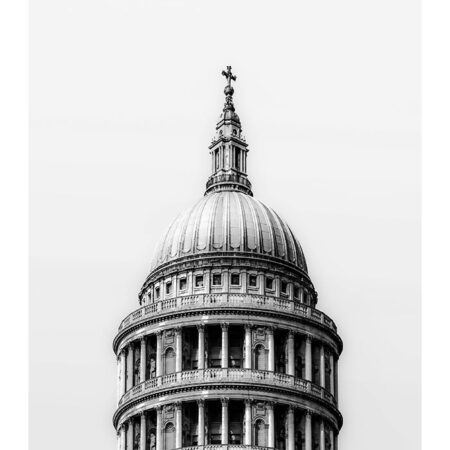 Poster BLACK AND WHITE ARCHITECTURAL CATHEDRAL DOME - Πολεις - Χαρτες Sticky 2