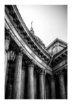 Poster BLACK AND WHITE ARCHITECTURAL CATHEDRAL