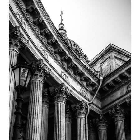 Poster BLACK AND WHITE ARCHITECTURAL CATHEDRAL - Πολεις - Χαρτες Sticky 2